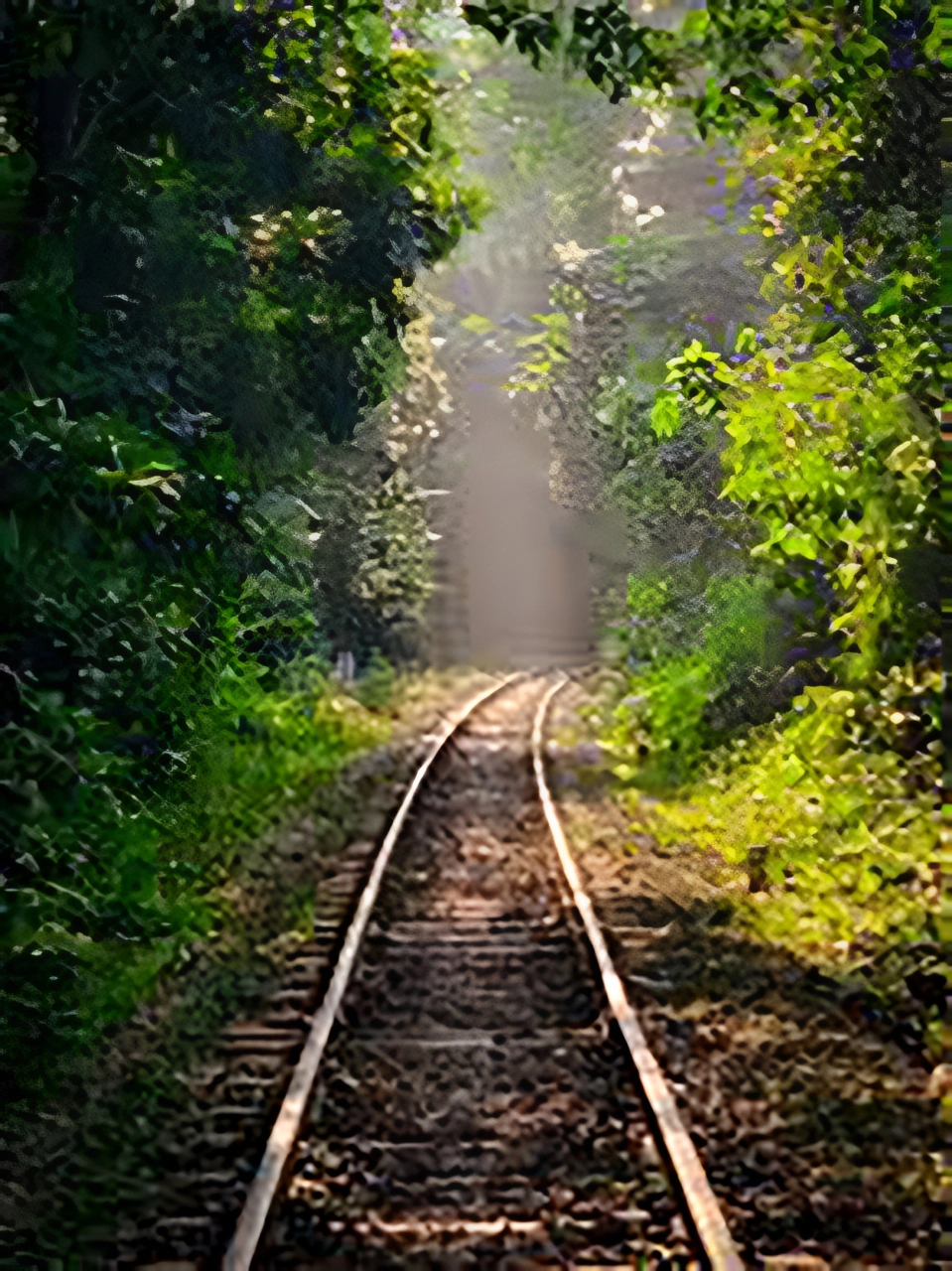 সিনেমার সেই রেললাইনের দৃশ্য