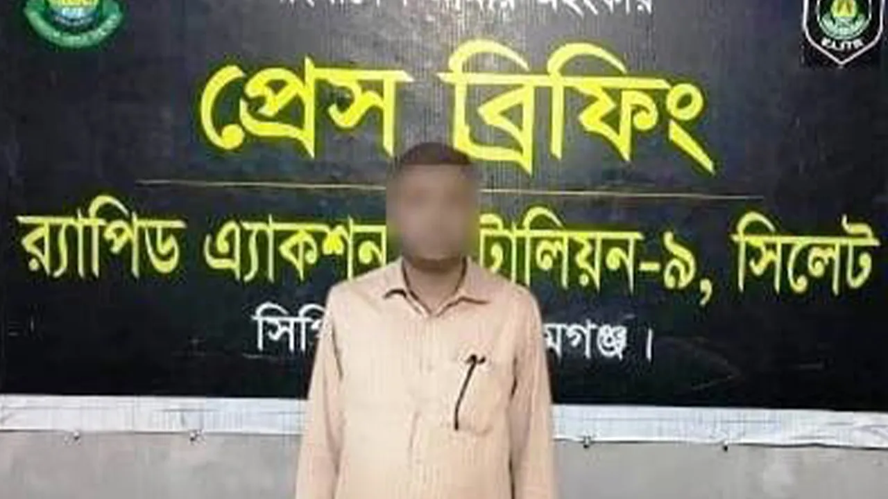 প্রতারক ছরওয়ার মুর্শেদ ওয়ালিমকে আটক করেছে র্যাব। ছবি: সংগৃহীত
