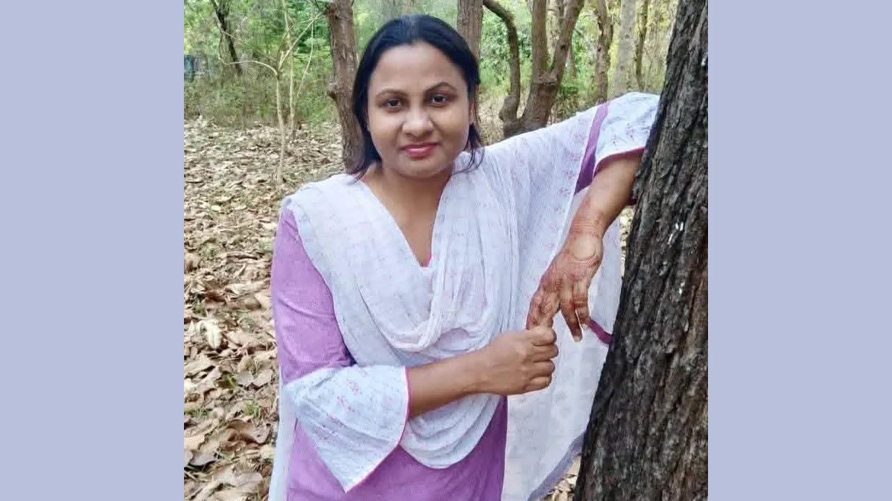 গৃহবধূ বন্যা কস্তা। সংগৃহীত ছবি