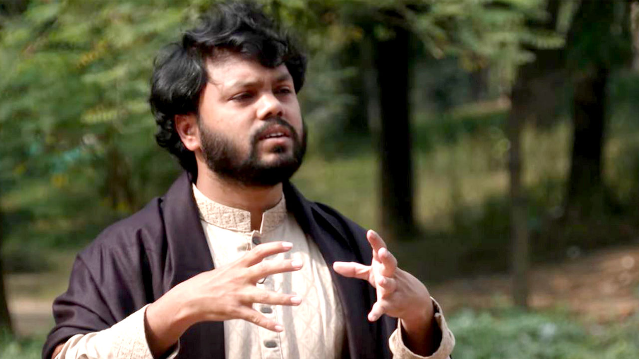 ইনকিলাব মঞ্চের মুখপাত্র শহীদ শরিফ ওসমান হাদি। ছবি: সংগৃহীত