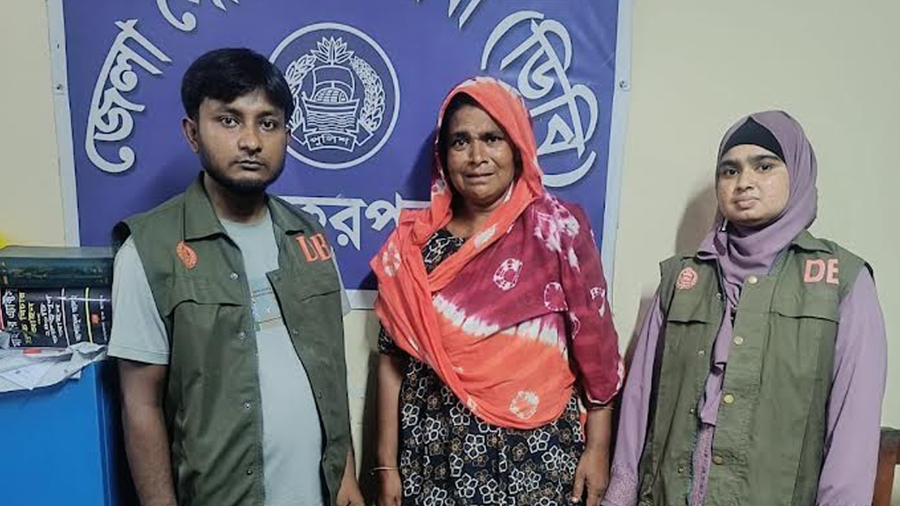 মেহেরপুরে সাড়ে ৪ কেজি গাঁজাসহ নারী মাদক কারবারি গ্রেপ্তার