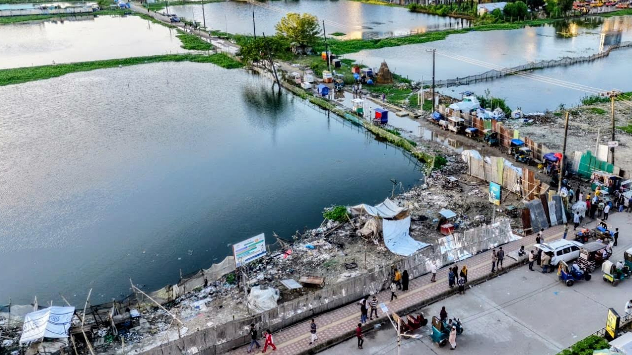সুগন্ধা পয়েন্টে ১০ একর সরকারি খাসজমি দখল