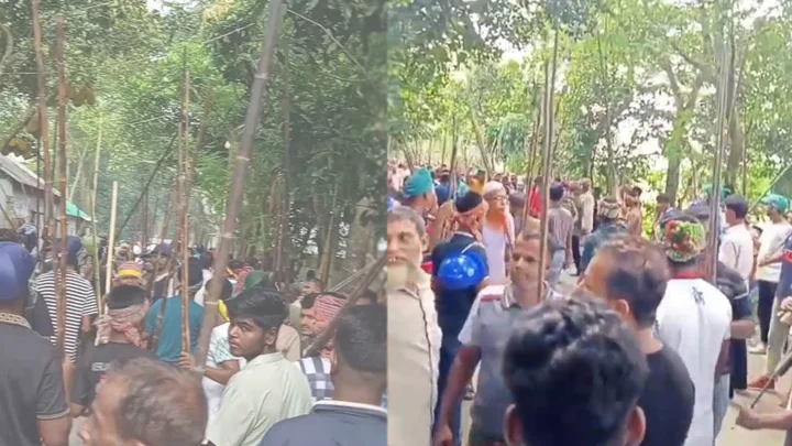 বাজারের নামকরণ নিয়ে দুই গ্রামবাসীর সংঘর্ষ, নিহত ১