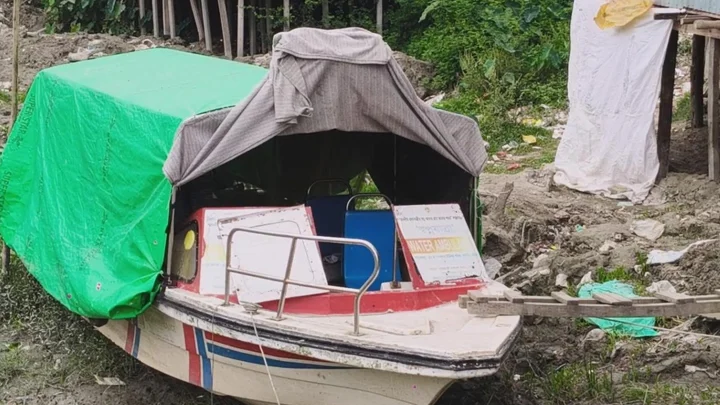 তিন বছর ধরে অকেজো ২২ লাখ টাকার ওয়াটার অ্যাম্বুলেন্স