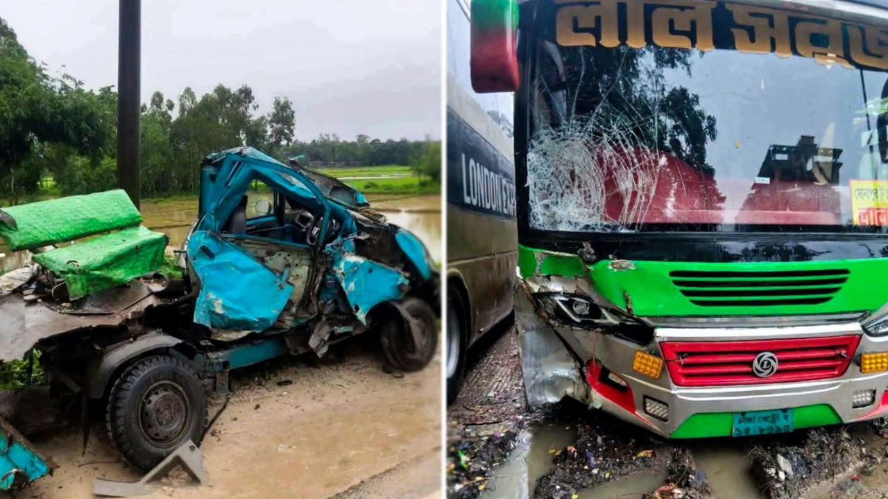 কক্সবাজারে বাস-লেগুনার মুখোমুখি সংঘর্ষ, নিহত ৪