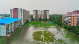 যবিপ্রবির একমাত্র খেলার মাঠের বেহাল দশা