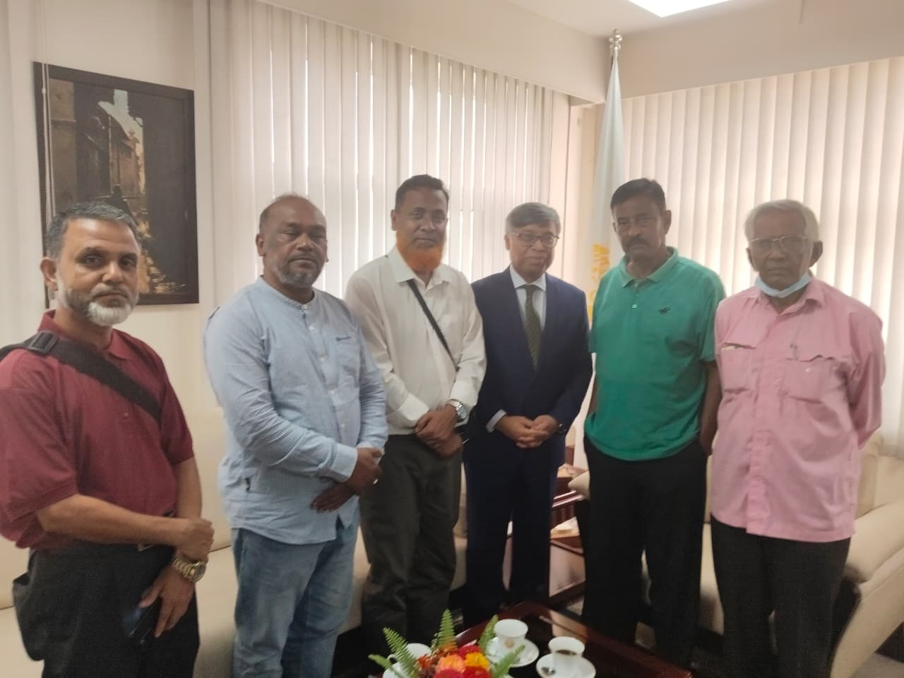 SJF Delegation pay courtesy call with SAARC Secretary General in Kathmandu