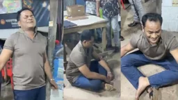‘বউ আমাকে জুতা দিয়ে মারছে’, নৌ পুলিশ কর্মকর্তার ভিডিও ভাইরাল
