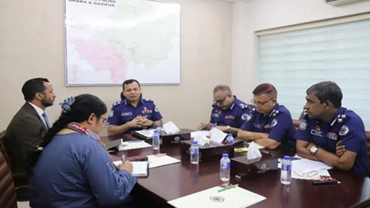 শ্রম অধিকার ও শিল্প শান্তি নিশ্চিতে আইএলও-ইন্ডাস্ট্রিয়াল পুলিশের মতবিনিময়
