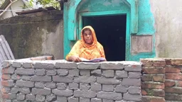 জমি বিক্রি না করায় দরজার সামনে পাকা দেয়াল, ঘরবন্দী বিধবা
