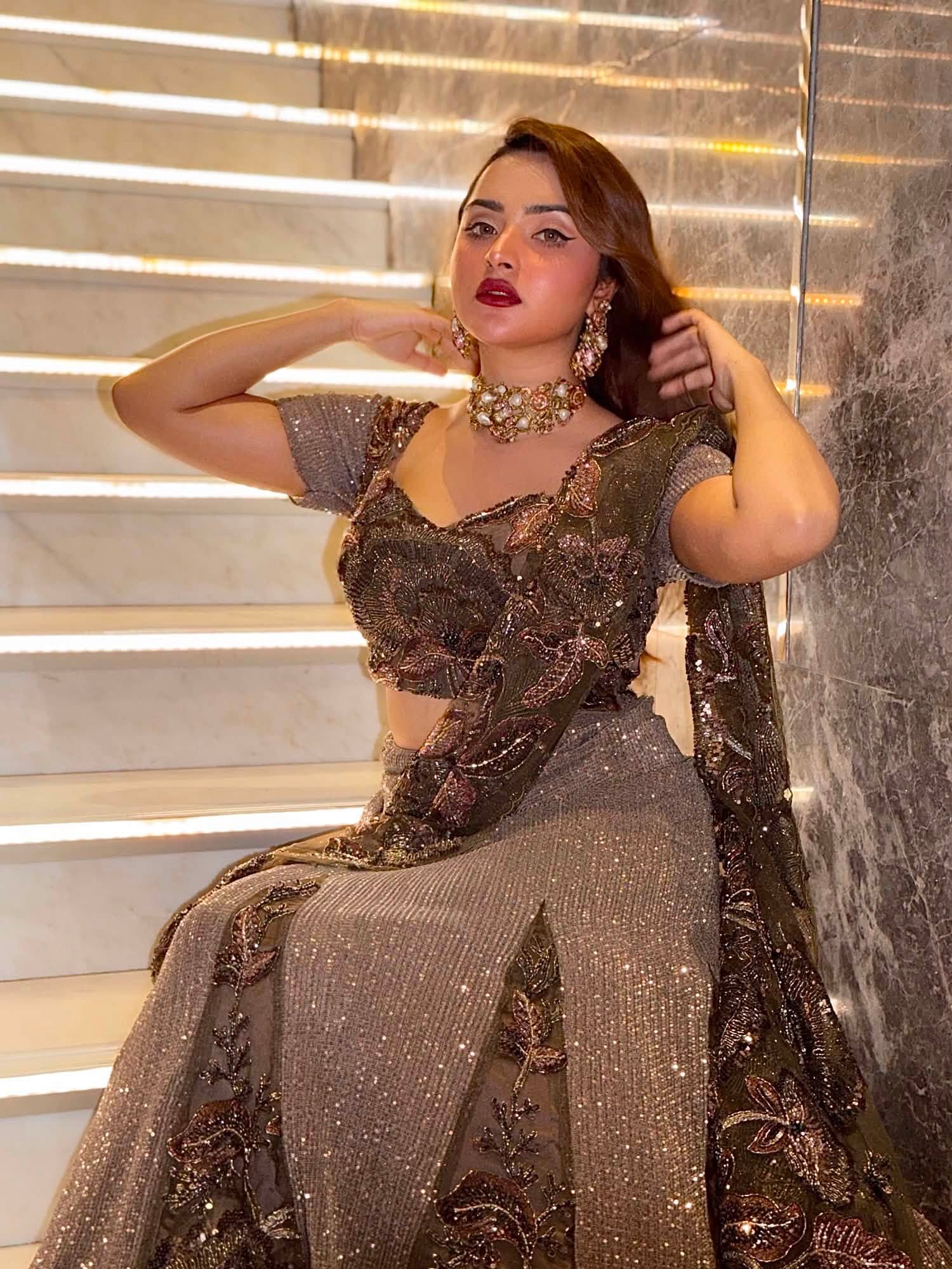 অভিনেত্রী কেয়া পায়েল। ছবি: অভিনেত্রীর ফেসবুক থেকে নেওয়া