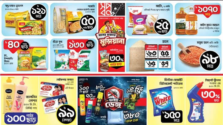 স্বপ্নে মাসের বাজারে সাশ্রয়ের সুযোগ