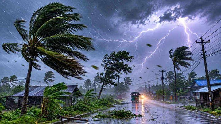 সন্ধ্যার মধ্যে যেসব অঞ্চলে বজ্রবৃষ্টি শঙ্কা