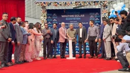 সৌরবিদ্যুৎ খাতে নতুন উদ্যোগ ওয়ালটনের, উদ্বোধন করলেন অর্থমন্ত্রী