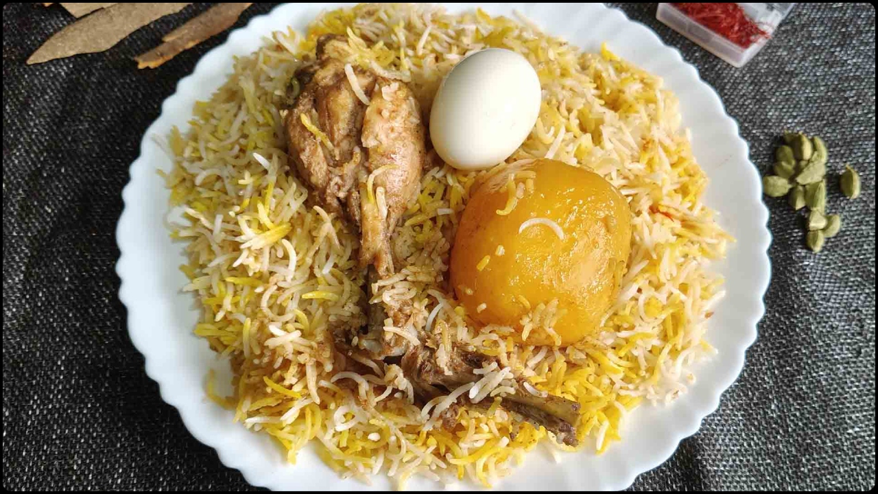 শাহি কলকাতা চিকেন বিরিয়ানি রেসিপি