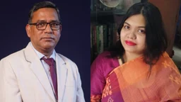 নোবিপ্রবিতে জাতীয় সংগীতের ব্যাকগ্রাউন্ডে শেখ হাসিনার ছবি, ২ শিক্ষককে শোকজ