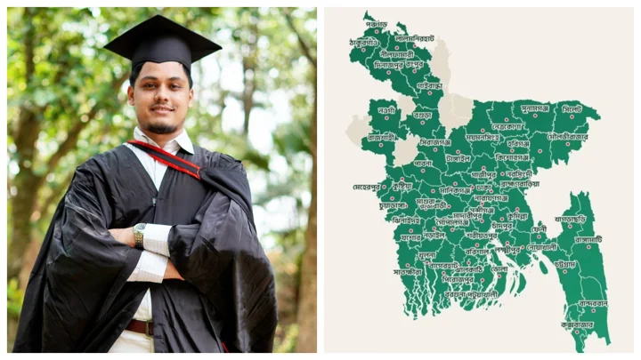কে কতটি জেলায় ঘুরেছেন জানাবে রবিনের ডিজিটাল ম্যাপ
