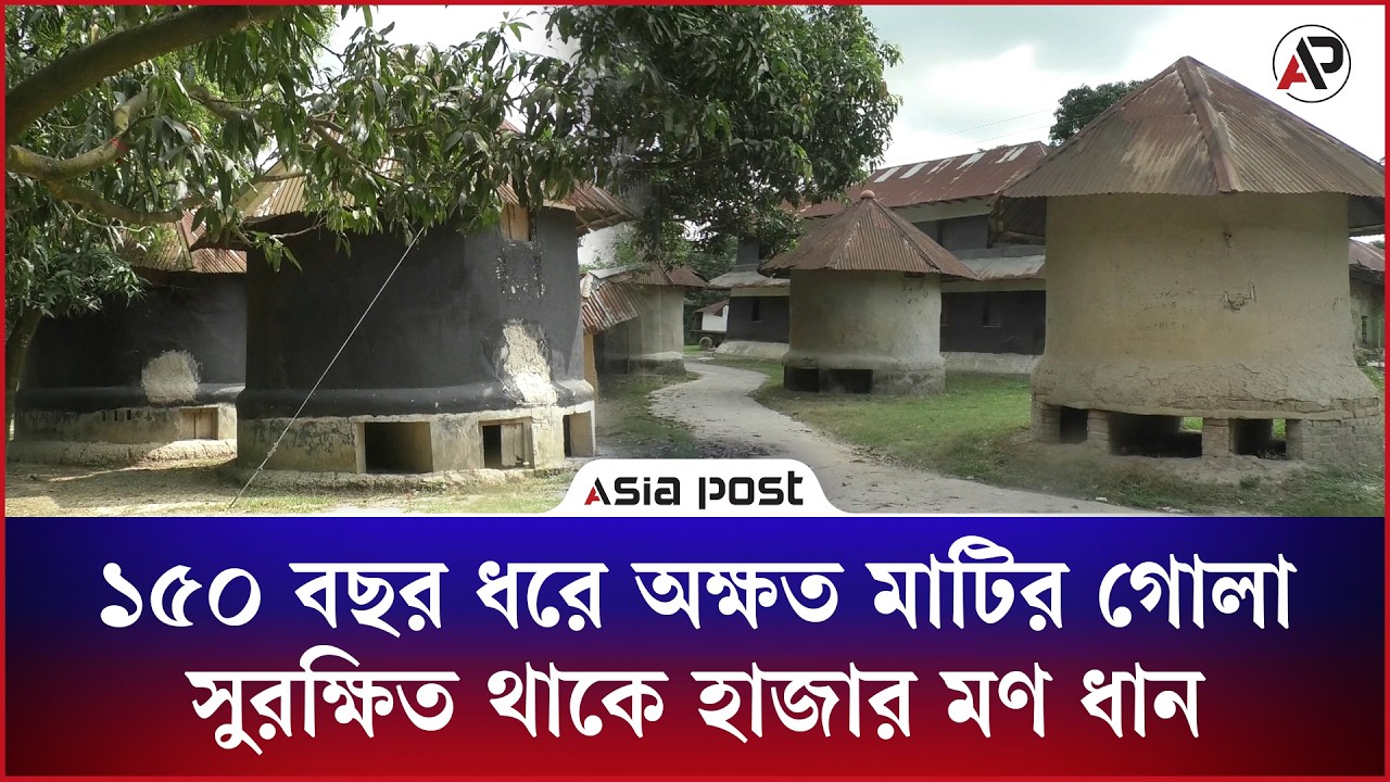 ১৫০ বছর ধরে অক্ষত মাটির গোলা, হাজার মণ ধান থাকে সুরক্ষিত