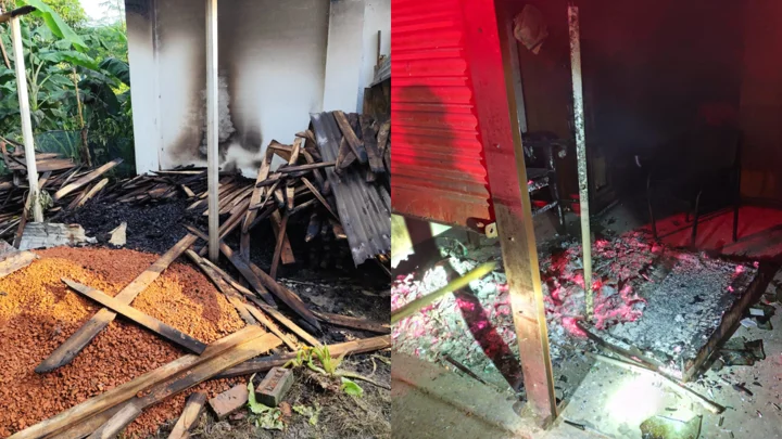 কালীগঞ্জে আ.লীগ নেতার ফার্নিচার দোকানে আগুন