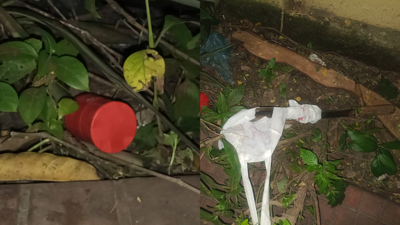 যশোরে খাটপট্টি থেকে ককটেলসদৃশ বস্তু ও দা উদ্ধার