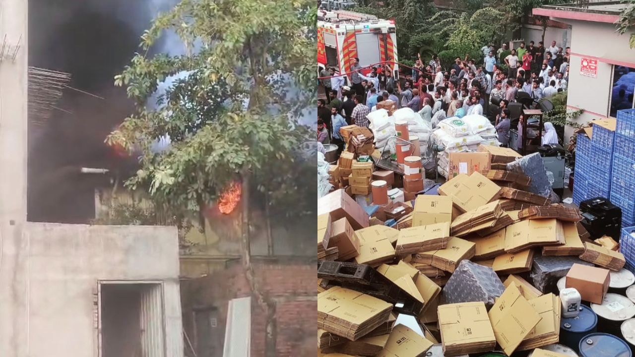 ইবনে সিনার ওষুধ কারখানায় আগুন নিয়ন্ত্রণে, পুড়েছে হারবাল বিভাগ
