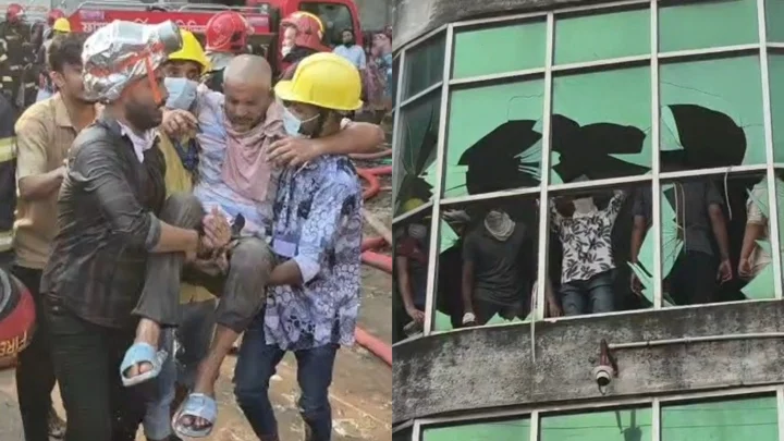 গাজীপুরে পোশাক কারখানায় আগুন, ৬৯ শ্রমিক উদ্ধার