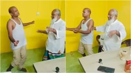মদের বোতল সামনে রেখে প্রধান শিক্ষকের নাচের ভিডিও ভাইরাল