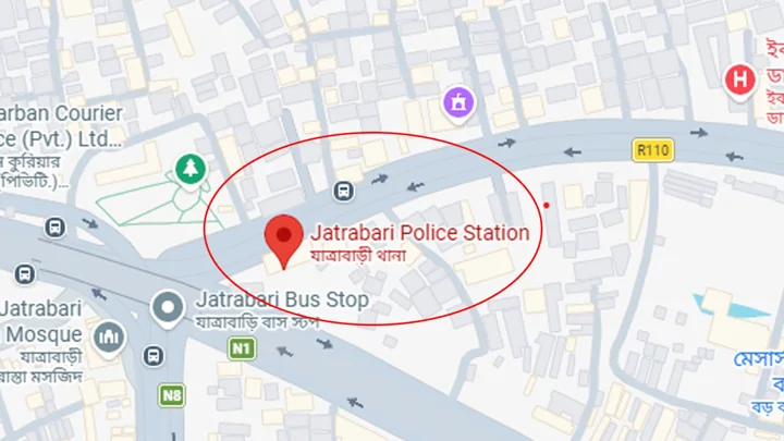 যাত্রাবাড়ী থানার সামনে একাধিক ককটেল বিস্ফোরণ