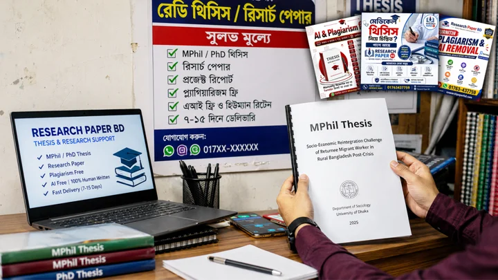 MPhil thesis available for Tk5,500 from Nilkhet to online platforms