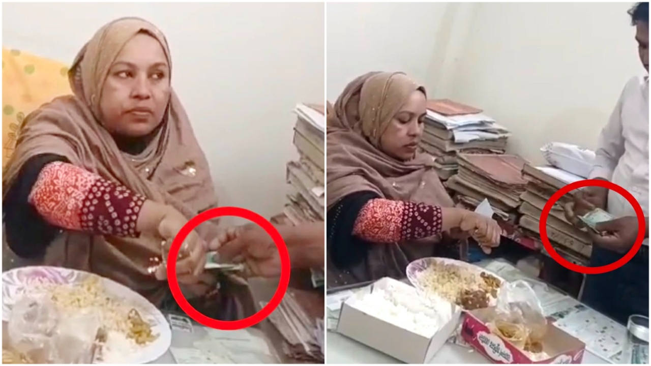 খাওয়ার সময়ও ঘুষ নেন রেজিস্ট্রার অফিসের রেকর্ড কিপার