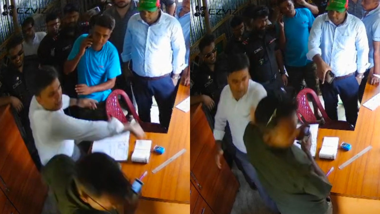 পরিচয় জানতে চাওয়ায় ইজারাদারের কর্মীকে ইউএনওর থাপ্পড়