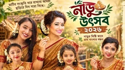 বাংলার শেকড়ের স্বাদ ছড়িয়ে দিতে নবাবগঞ্জে ‘নাড়ু উৎসব’