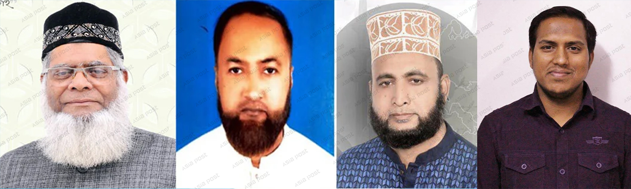 বাঁ থেকে— মাওলানা হাবিবুর রহমান, মাওলানা লোকমান আহমদ ও আনোয়ারুল ওয়াদুদ টিপু। ছবি: সংগৃহীত