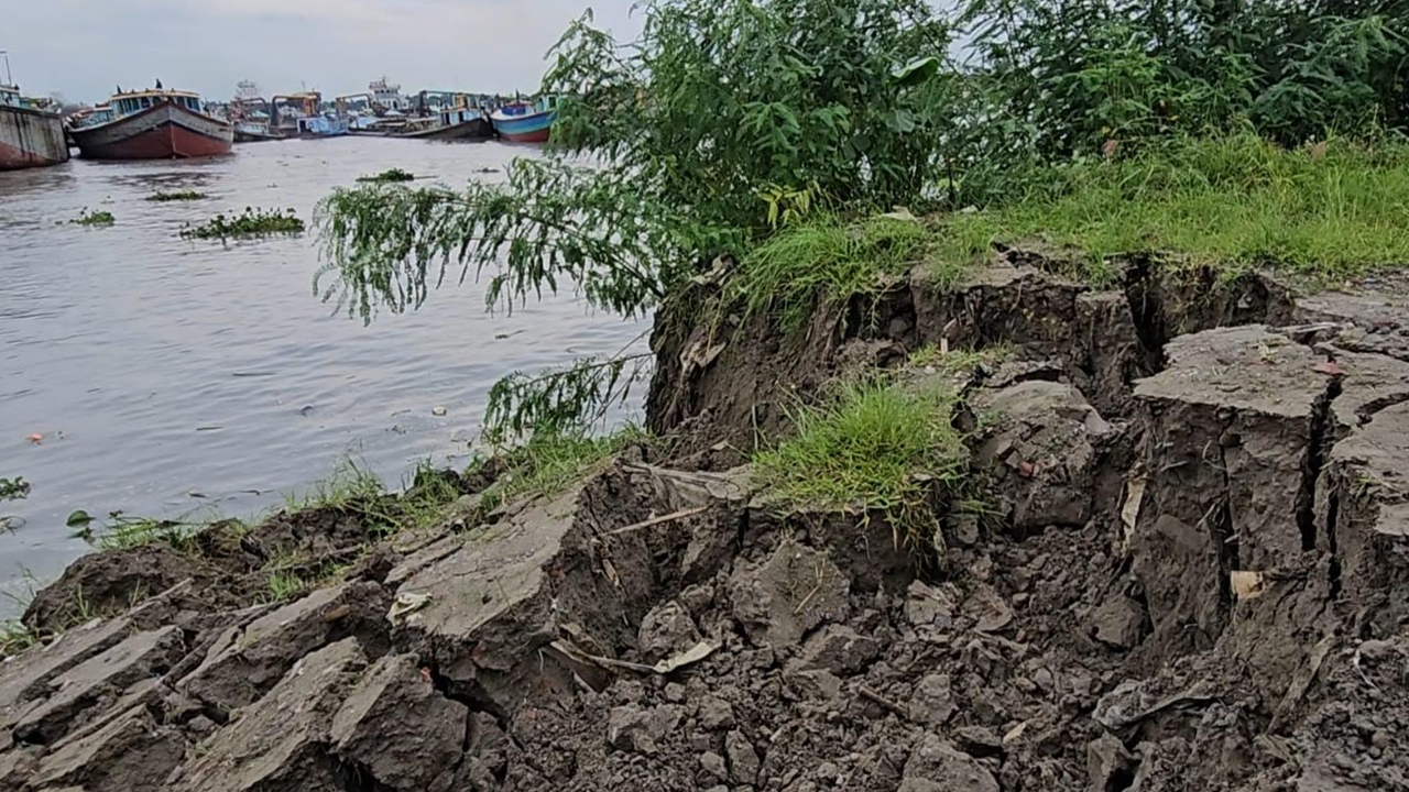 আড়িয়াল খাঁয় বিলীন হচ্ছে বসতভিটা-ফসলি জমি