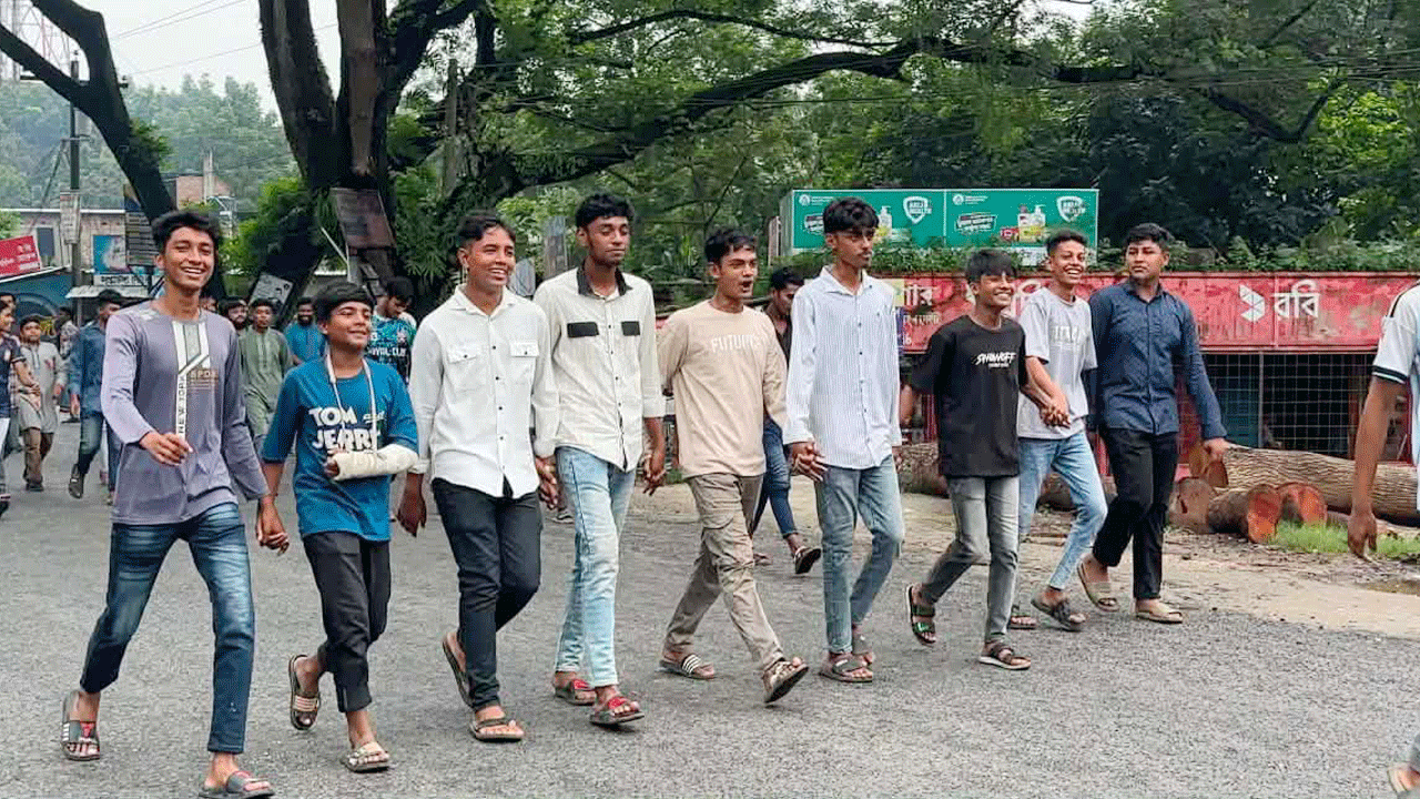 বহিরাগতদের নিয়ে ইবি ছাত্রদলের মিছিল, সমালোচনার ঝড়