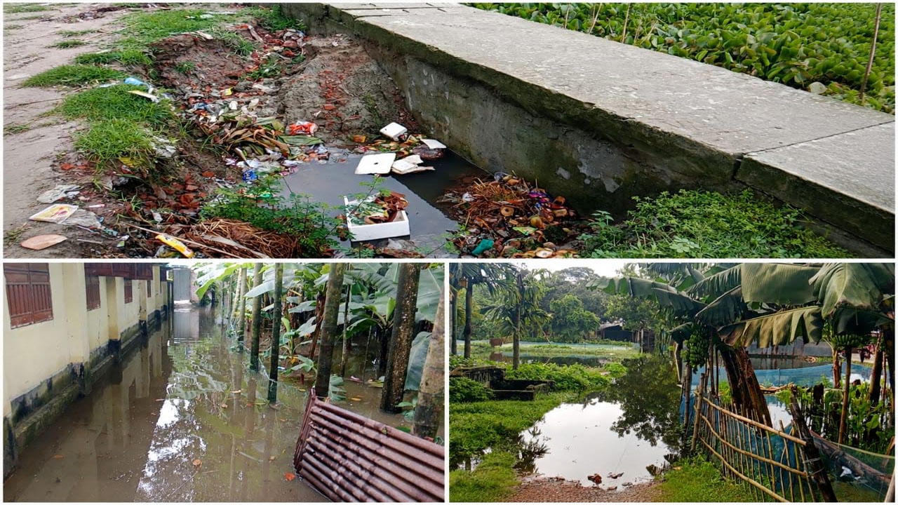 ৮ কোটির ড্রেনেও মিলছে না সুফল, জলাবদ্ধতায় নাকাল জনজীবন