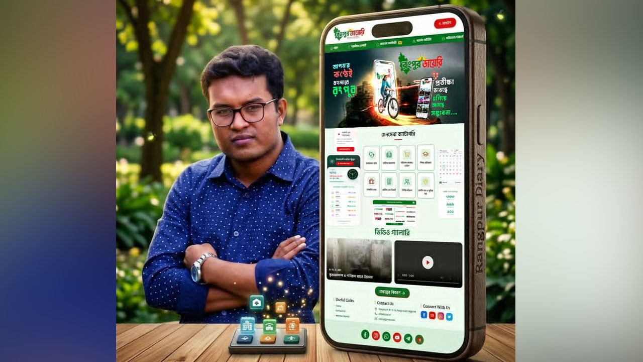 মানবসেবায় তথ্যভিত্তিক ডিজিটাল প্লাটফর্ম ‘রংপুর ডায়েরি’