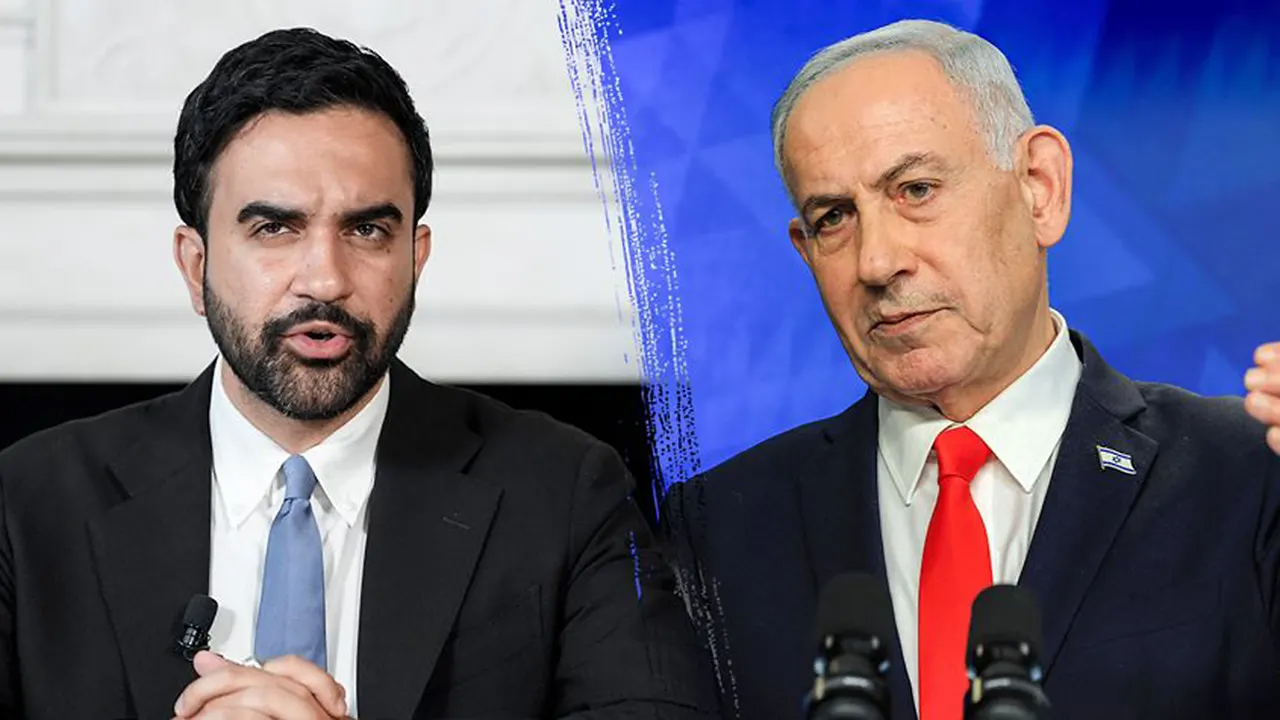 Zohran-Mamdani-and-Benjamin-Netanyahu