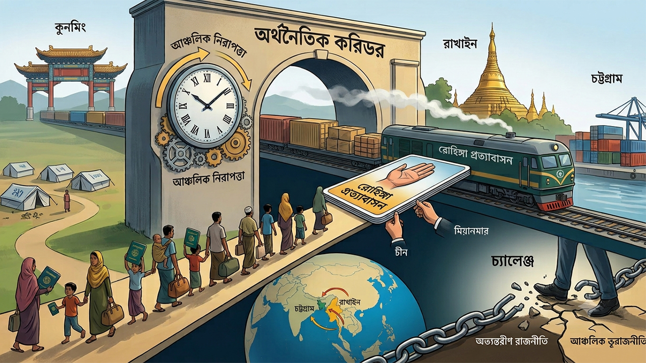 অর্থনৈতিক করিডর কি রোহিঙ্গা প্রত্যাবাসনের ট্রাম্প কার্ড