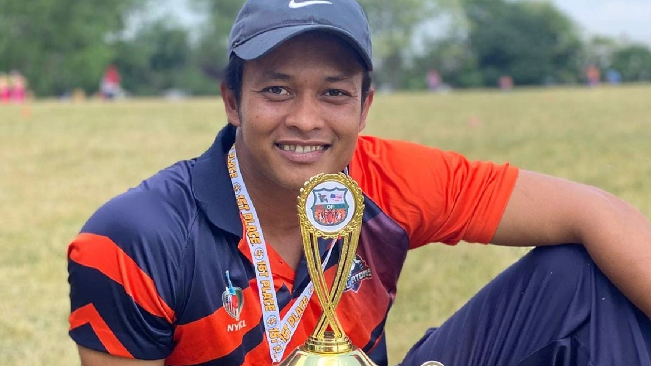 খেলোয়াড়ি জীবনে রাইসুল।