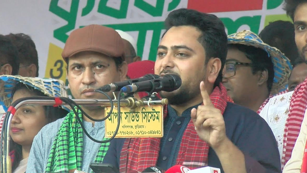 প্রধানমন্ত্রীর চীন সফরে তিস্তা নিয়ে কোনো অর্জন নেই: নাহিদ ইসলাম