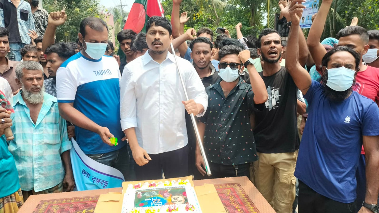 গোপালগঞ্জে নিষিদ্ধ আওয়ামী লীগের ঝটিকা মিছিল