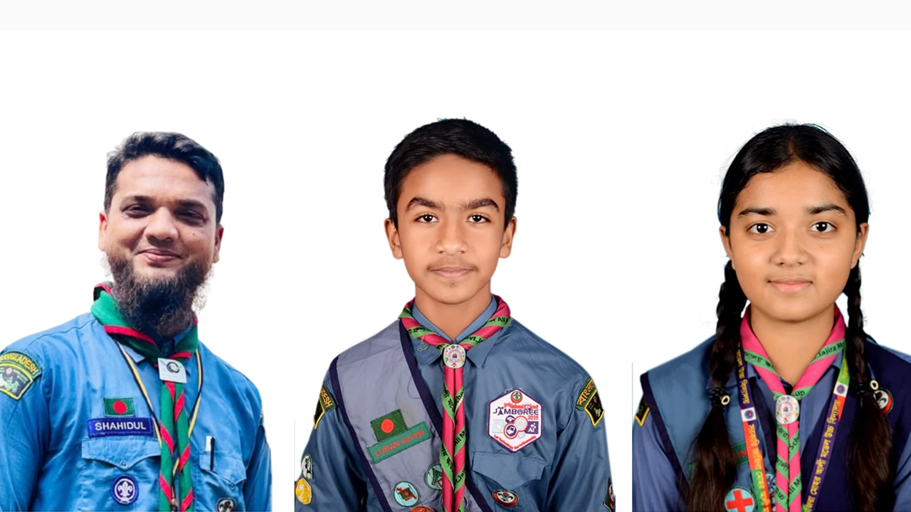 আন্তর্জাতিক মুসলিম স্কাউট জাম্বুরিতে অংশ নিচ্ছেন জাজিরার তিন স্কাউট