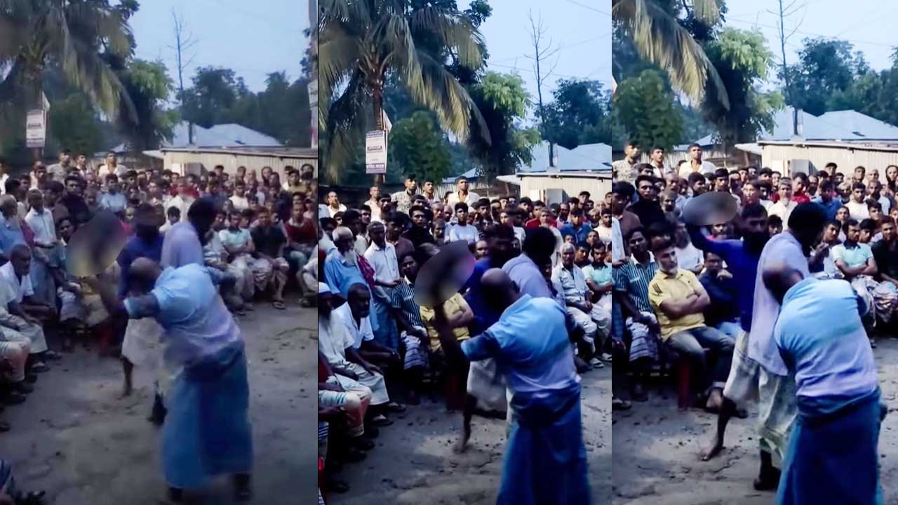 কিশোরীকে ধর্ষণচেষ্টা, সালিশে জুতা পেটানোর শাস্তি