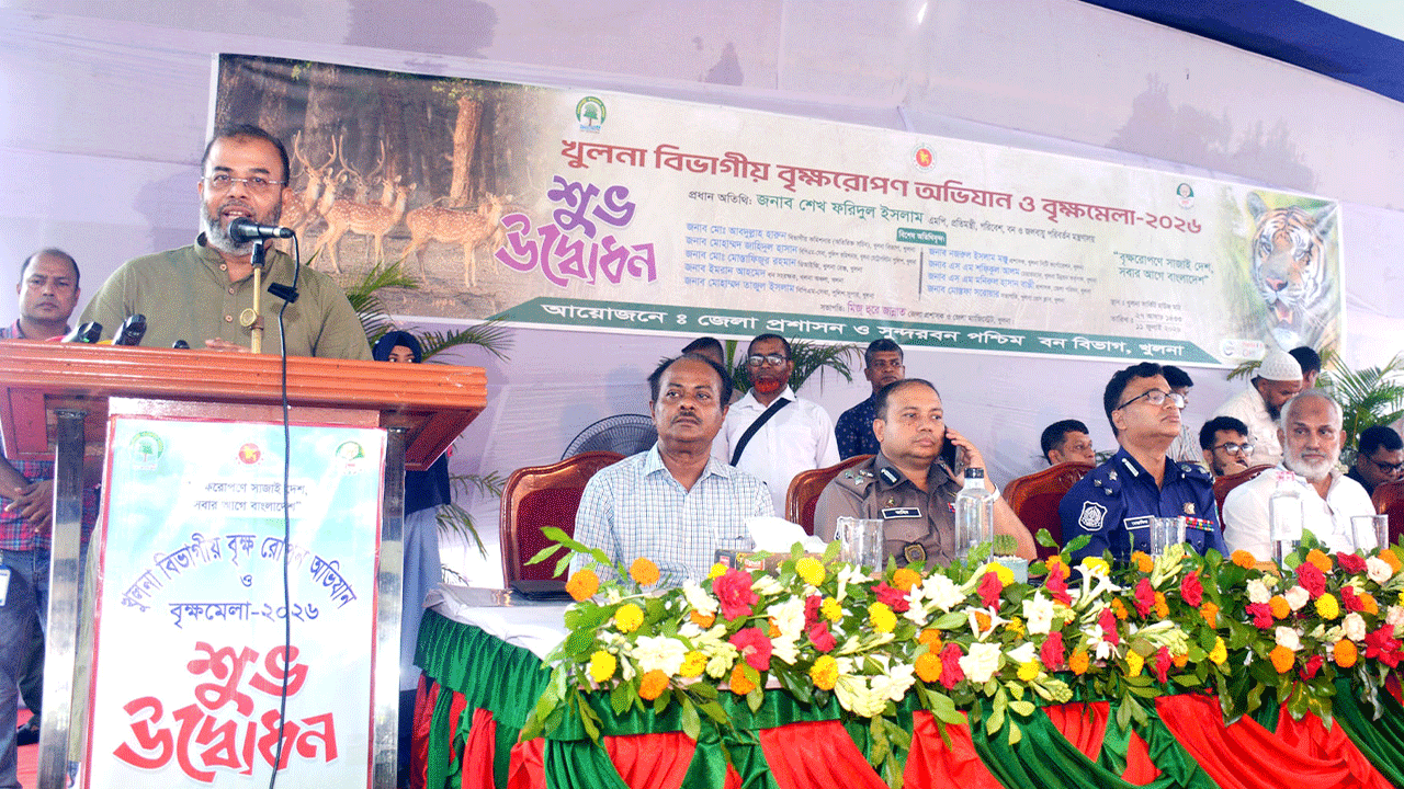 ২৫ কোটির মধ্যে চারা রোপণ করা হয়েছে ১ কোটি ৭০ লাখ: প্রতিমন্ত্রী ফরিদুল ইসলাম