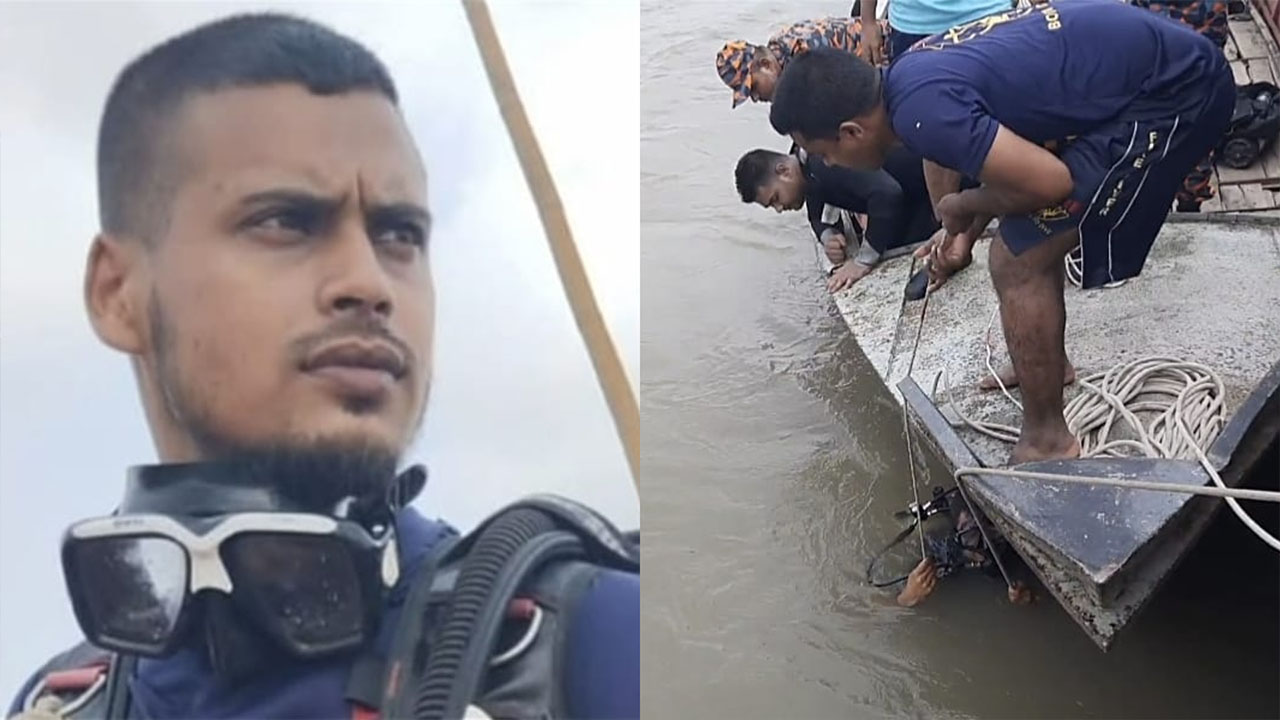 কচুরিপানা পরিষ্কার করতে গিয়ে শীতলক্ষ্যায় নিখোঁজ রাষ্ট্রীয় পদকপ্রাপ্ত ডুবুরি