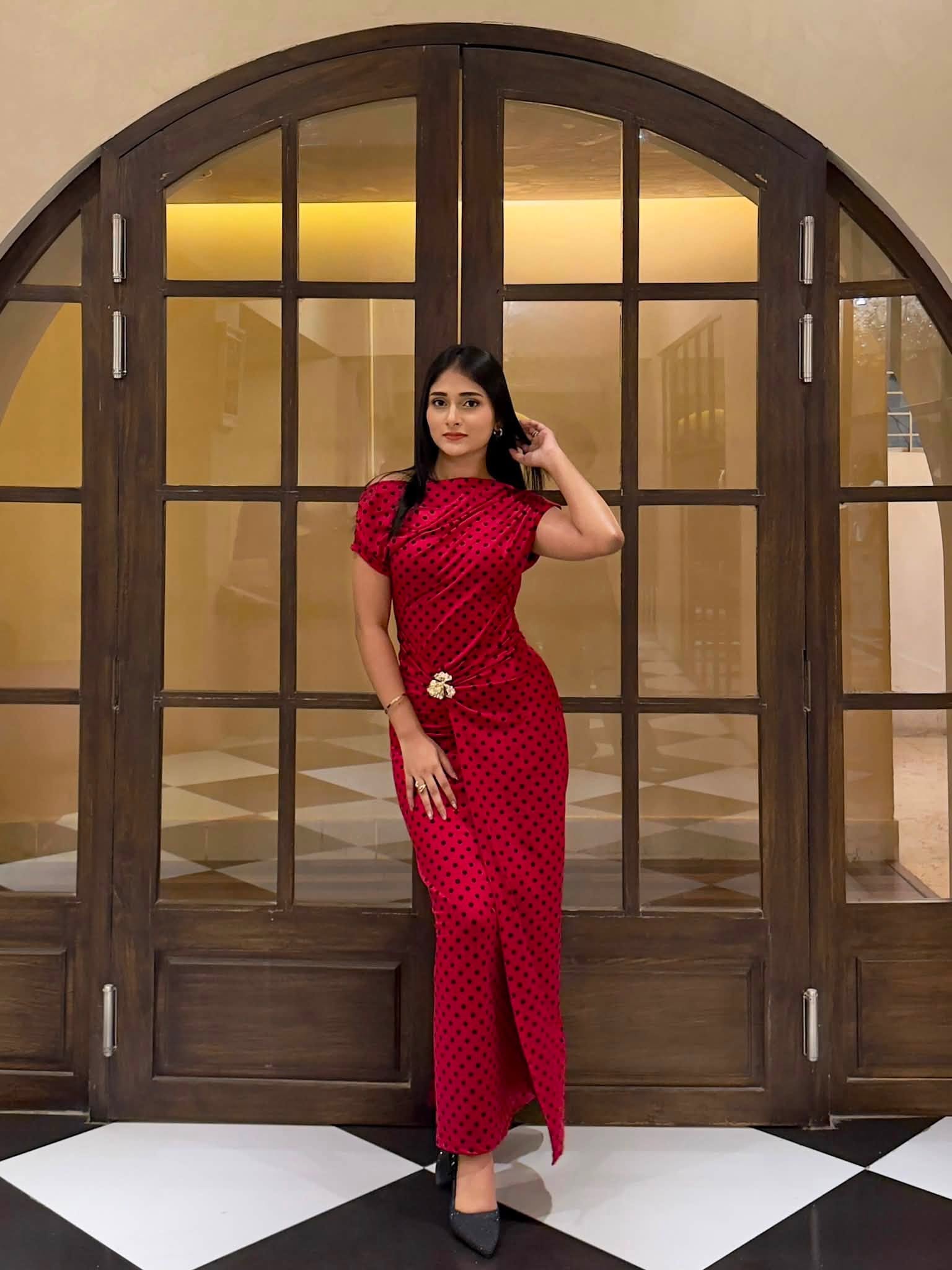 মালাইকা চৌধুরী। ছবি: অভিনেত্রীর ফেসবুক পেজ থেকে
