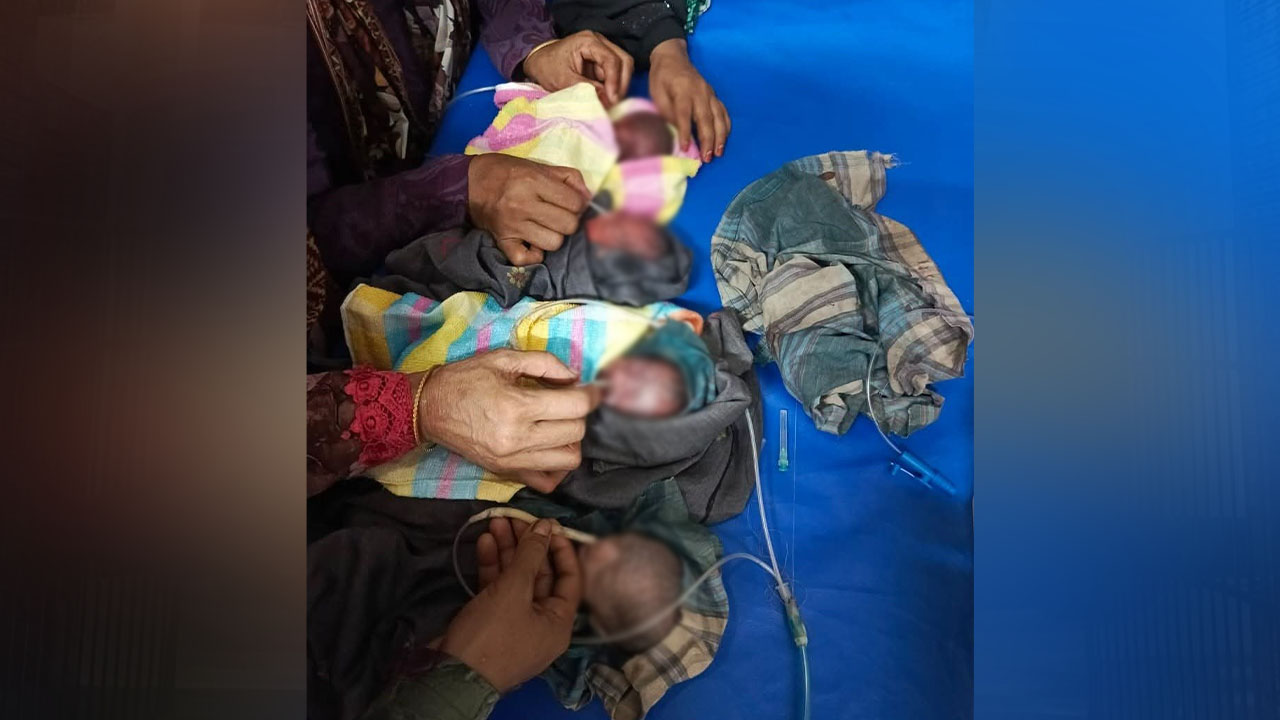 একসঙ্গে পাঁচ সন্তানের জন্ম, মারা গেল এক নবজাতক