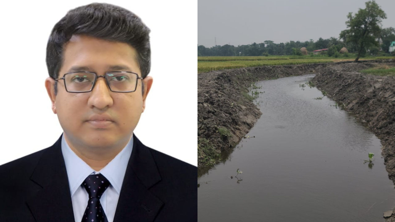 খাল খনন শেষে সাশ্রয় ৬৪ লাখ টাকা, ফেরত দিলেন ইউএনও