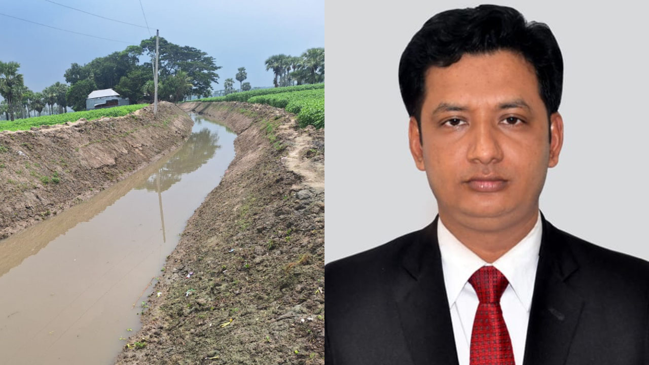 খাল খনন শেষে প্রকল্পের ৭৩ লাখ টাকা ফেরত দিলেন ইউএনও